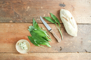 Bärlauchbutter Bärlauch Butter Wildkräuter