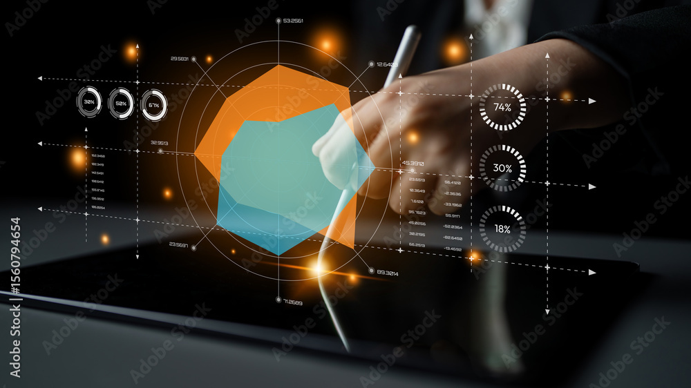 Poster big data and analytics support real-time insights, predictive modeling, and data-driven decisions fo