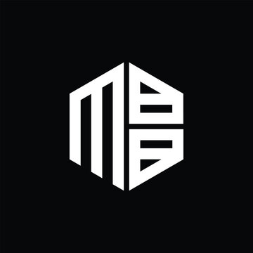 MBB logo MBB icon MBB monogram MBB letter minimalist Circle flat Unique modern abstract logo design.