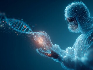 DNA, DNA helix, Double helix, DNA strand, Genetic code, Molecular biology, Genetics illustration, DNA structure, Science background, Biotechnology