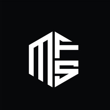 MFS logo MFS icon MFS monogram MFS letter minimalist Circle flat Unique modern abstract logo design.