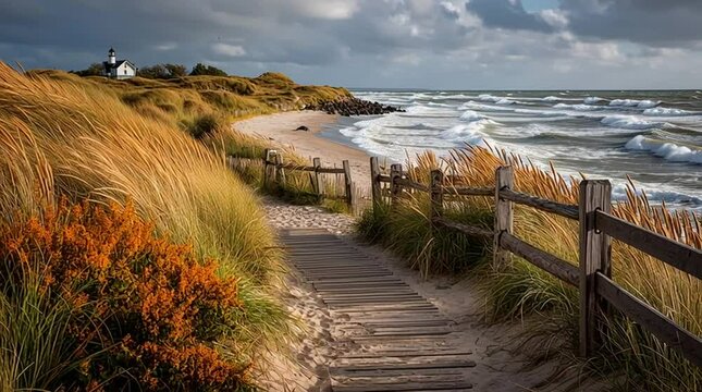 path to the beach