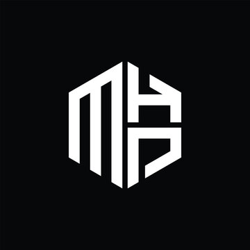 MHP logo MHP icon MHP monogram MHP letter minimalist Circle flat Unique modern abstract logo design.