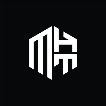 MHT logo MHT icon MHT monogram MHT letter minimalist Circle flat Unique modern abstract logo design.