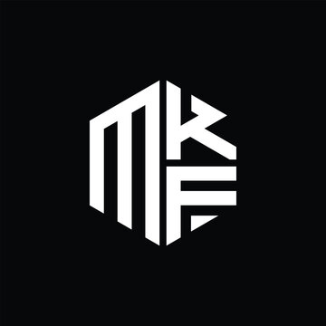 
MKF logo MKF icon MKF monogram MKF letter minimalist Circle flat Unique modern abstract logo design.
