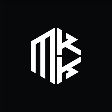 MKK logo MKK icon MKK monogram MKK letter minimalist Circle flat Unique modern abstract logo design.