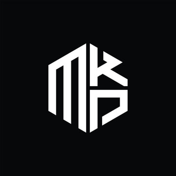 MKP logo MKP icon MKP monogram MKP letter minimalist Circle flat Unique modern abstract logo design