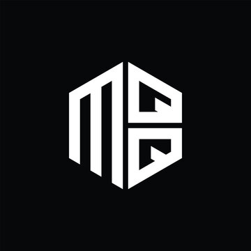 MQQ logo MQQ icon MQQ monogram MQQ letter minimalist Circle flat Unique modern abstract logo design.