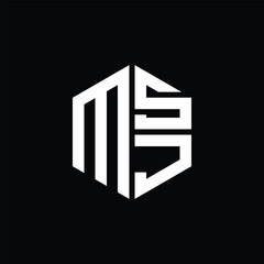 MSJ logo MSJ icon MSJ monogram MSJ letter minimalist Circle flat Unique modern abstract logo design.