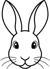 vector illustration of a rabbit