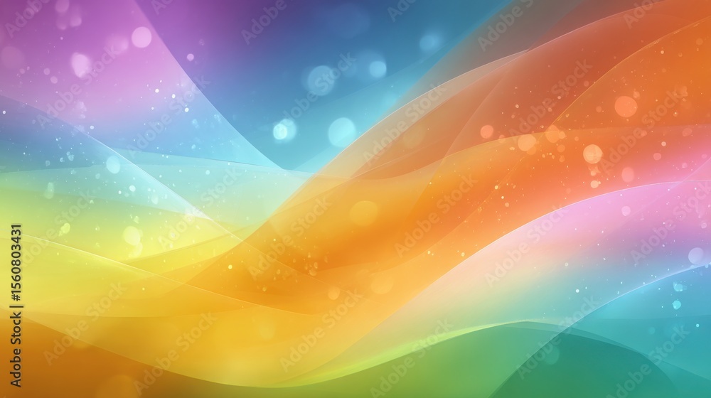 Poster swirling waves of bright colors flow seamlessly across the canvas, creating a dynamic and fluid atmo