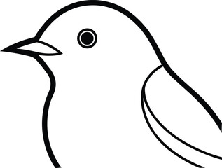 vector illustration of a bird