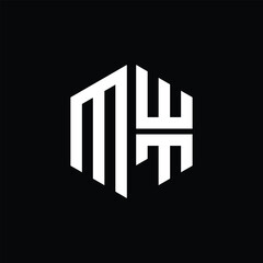 MWT logo MWT icon MWT monogram MWT letter minimalist Circle flat Unique modern abstract logo design.