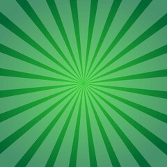 Fresh Green Radial Burst with Alternating Rays and Energetic Symmetry