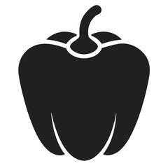 Bell Pepper Icon Simple Vegetable Illustration