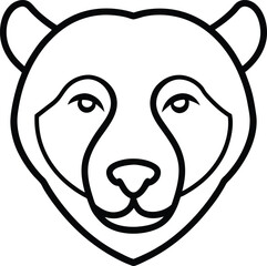 bear head cartoon