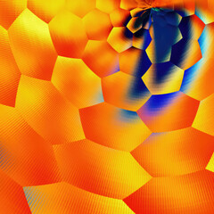 Abstract geometric pattern with vibrant hues