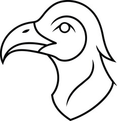 eagle head vector