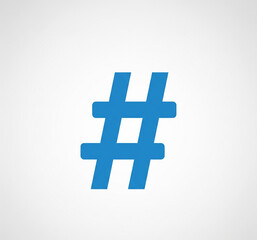 Fototapeta premium Hashtag Icon