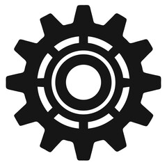 Cogwheel Gear Icon Illustration