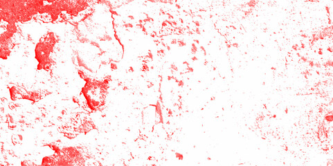 Abstract white and red paint wall cement texture. Dirty rustic fire red texture. Light red grungy horror scary background. Grungy red canvas background or texture. Old and grainy red paper texture