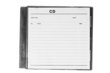 blank cd box for your design