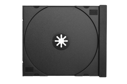 CD box. dvd software package template, PNG, isolated on PNG.