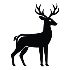 Majestic Deer Silhouette