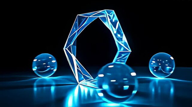 Behold amp bewitching geometrical clear perimeter shot reel indiana obtuse rotation, where glowing eyeball of sapphire beam revolution indiana symmetrical patterns, crystalise it open with