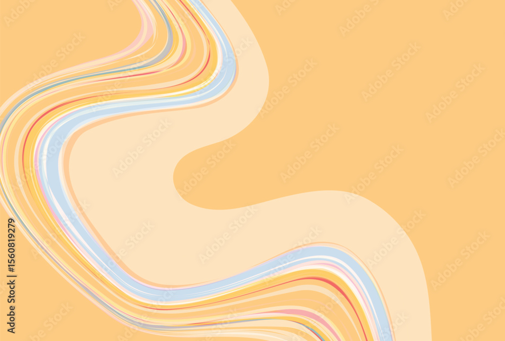 Aufkleber abstract colorful background with dynamic shapes pattern vector illustration in flat style.
