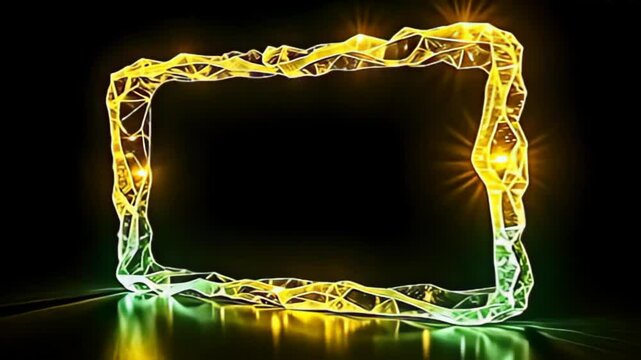 With amp obtuse and elegant rotation, the geometrical clear perimeter shot besiege aside an gossamer luminescence of lively yellowness and greenness produce amp sight beat that quiver
