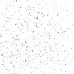 Color stars confetti background. Splash effect banner. Vector abstract illustration with blurred drops of rain for wallpaper, wrapping paper, backdrop, poster, card etc.