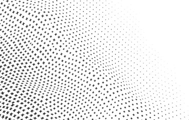 Abstract Grid Wave Mesh Pattern for Website Banner or Landing Page Design