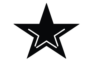 Obraz premium silver star on black