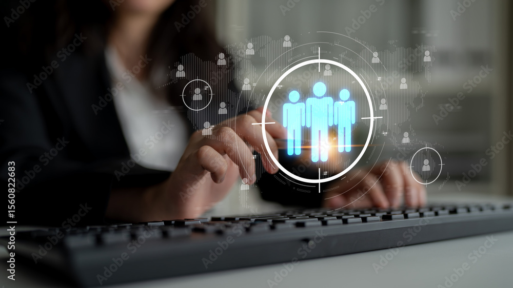 Aufkleber target audience analysis enhances marketing with segmentation, smart profiling, and personalized str