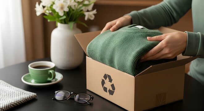 Unboxing Sustainable Fashion Eco-Friendly Clothing Delivery and Recycling