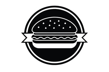 hamburger sign vector illustration