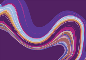 Abstract colorful background with dynamic shapes pattern Vector illustration in flat style.