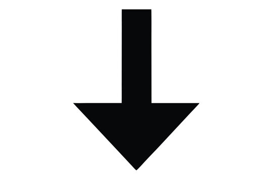black arrow icon