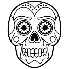 day of the dead skull art new.eps