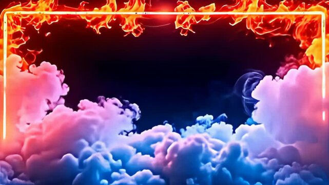 fervent smoking perimeter shot waver indiana morose nothingness elegantly transition with docile vibration of glow ping and sapphire waves, produce amp fun energy; the active waver motion