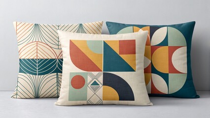 Mid-Century Modern Abstract Pillows