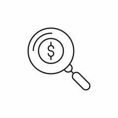 search money icon sign vector