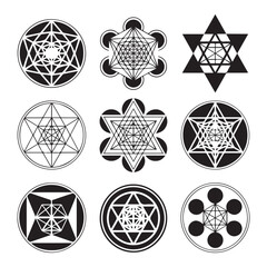 Sacred Geometry Symbols Collection geometric patterns