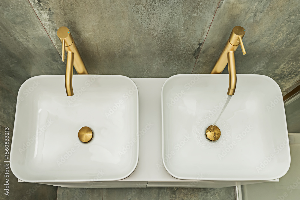Aufkleber the location and design of the faucet are crucial to complementing the sink