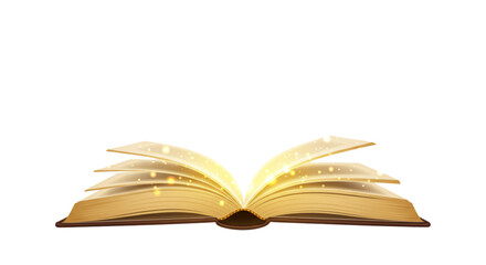 open book isolated on white