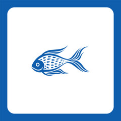 This fin-tastic design is perfect for seafood restaurants, fishing enthusiasts, and marine-related businesses. Dive into success with this eye-catching and versatile icon.