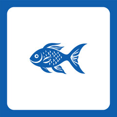 This fin-tastic design is perfect for seafood restaurants, fishing enthusiasts, and marine-related businesses. Dive into success with this eye-catching and versatile icon.