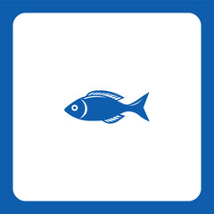 Dynamic fish logo with natural detail — perfect for seafood brands, fishing companies, or eco-food products.