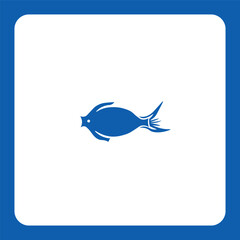 Dynamic fish logo with natural detail — perfect for seafood brands, fishing companies, or eco-food products.